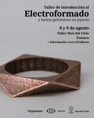 Workshop Electroformado Agosto 2026