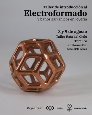 Workshop Electroformado Agosto 2026